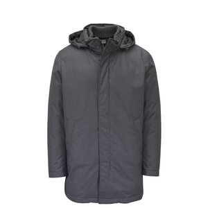 Herno - Sub-Zero Down Gray Hooded Carcoat | Mitchell Stores