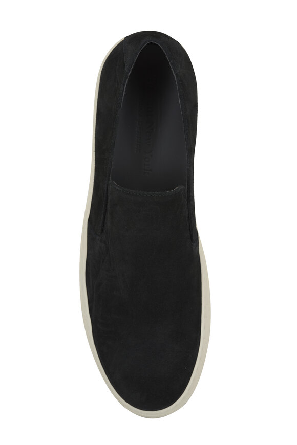 To Boot New York - Clover Black Suede Slip-On Sneaker