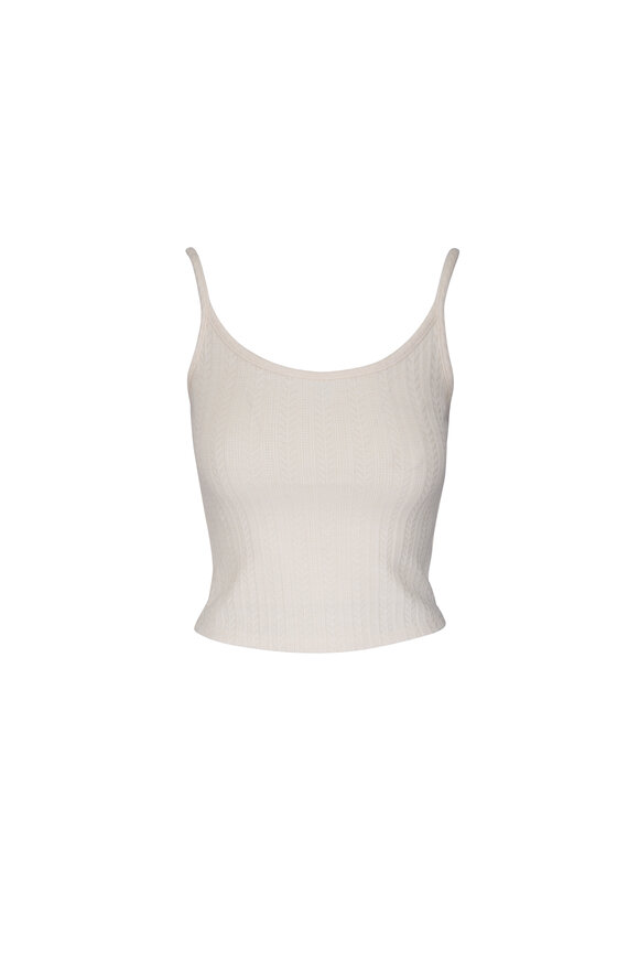 Veronica Beard Brodier Ecru Tank