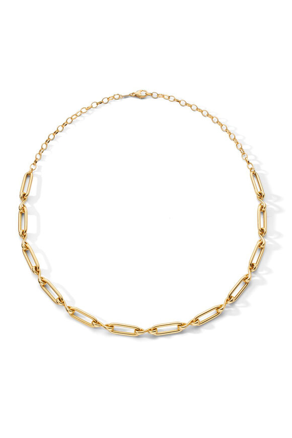 Monica Rich Kosann The Infinity Classic Gold Link Necklace