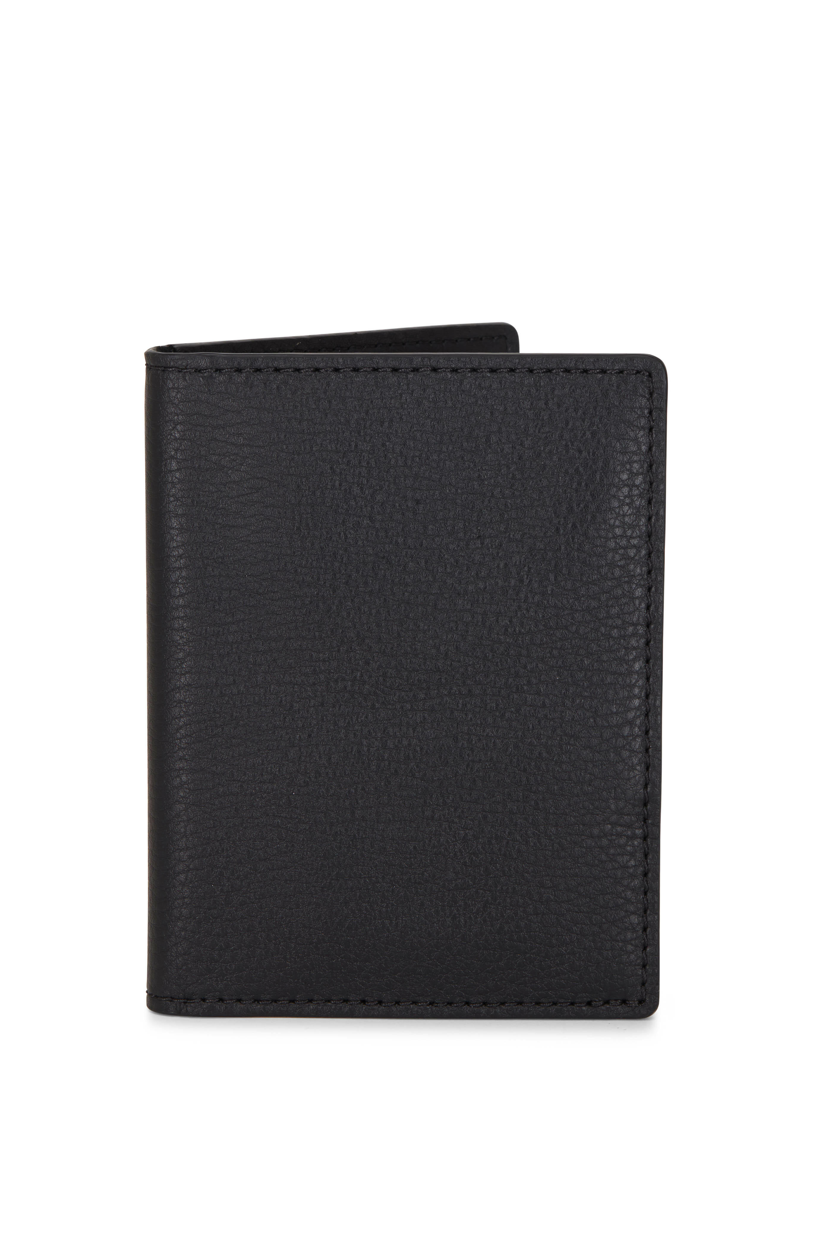 Shinola - Black Leather Passport Wallet