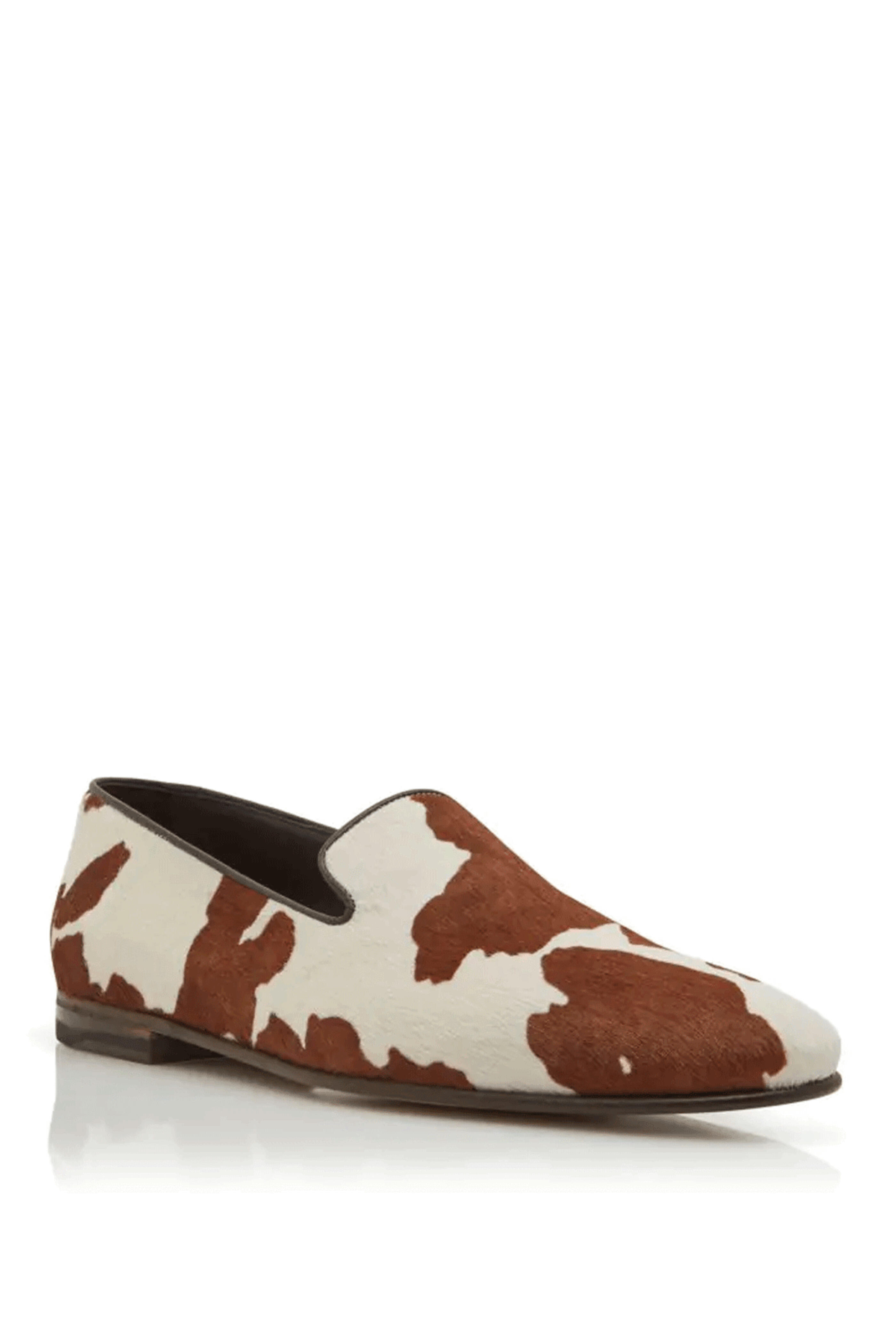 Manolo Blahnik - Mario Haircalf Loafer in Cow Print