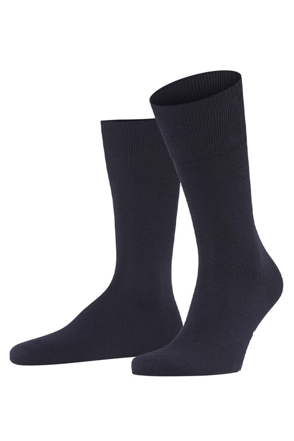 Falke Dark Navy Airport Midcalf Sock