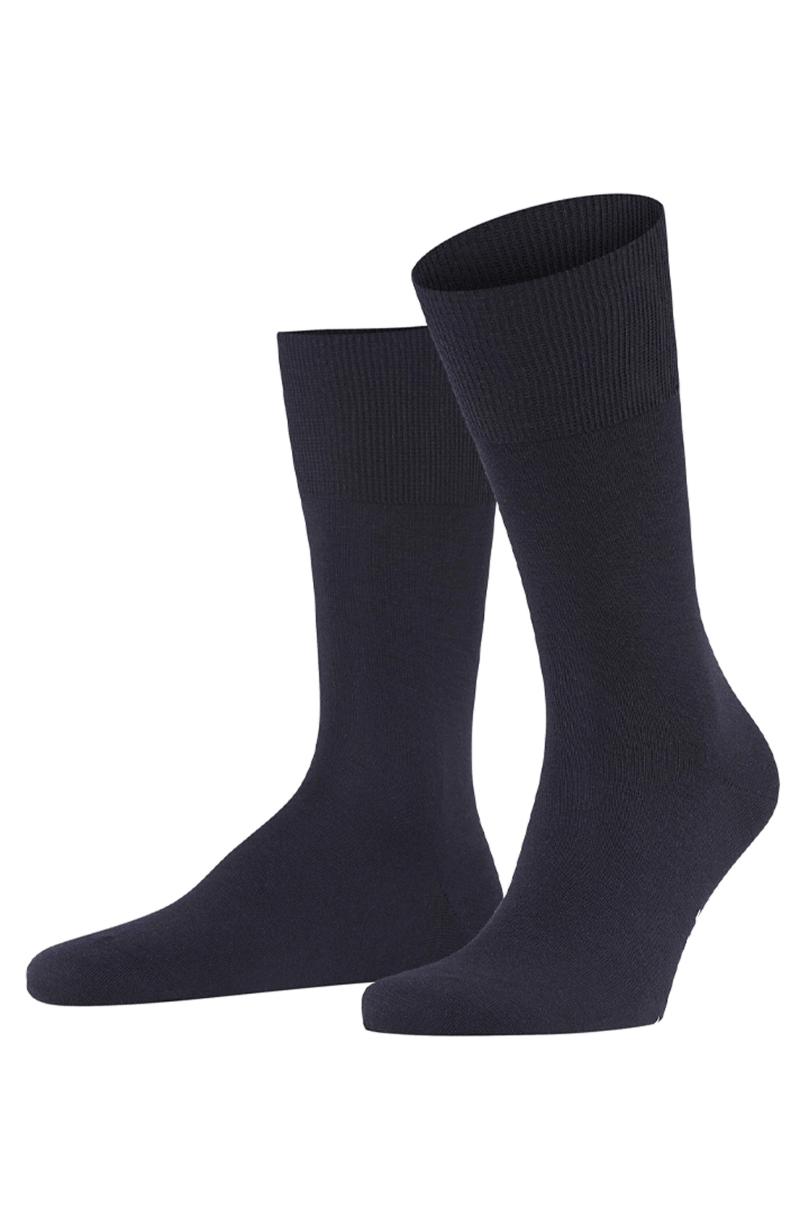 Falke - Dark Navy Airport Midcalf Sock
