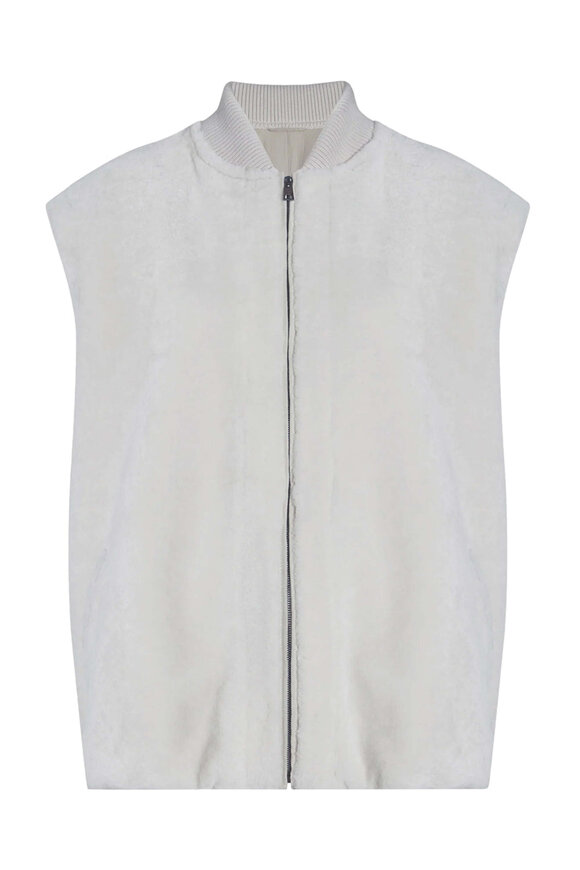 Simonetta Ravizza Burro Gilda Shearling Astral Vest