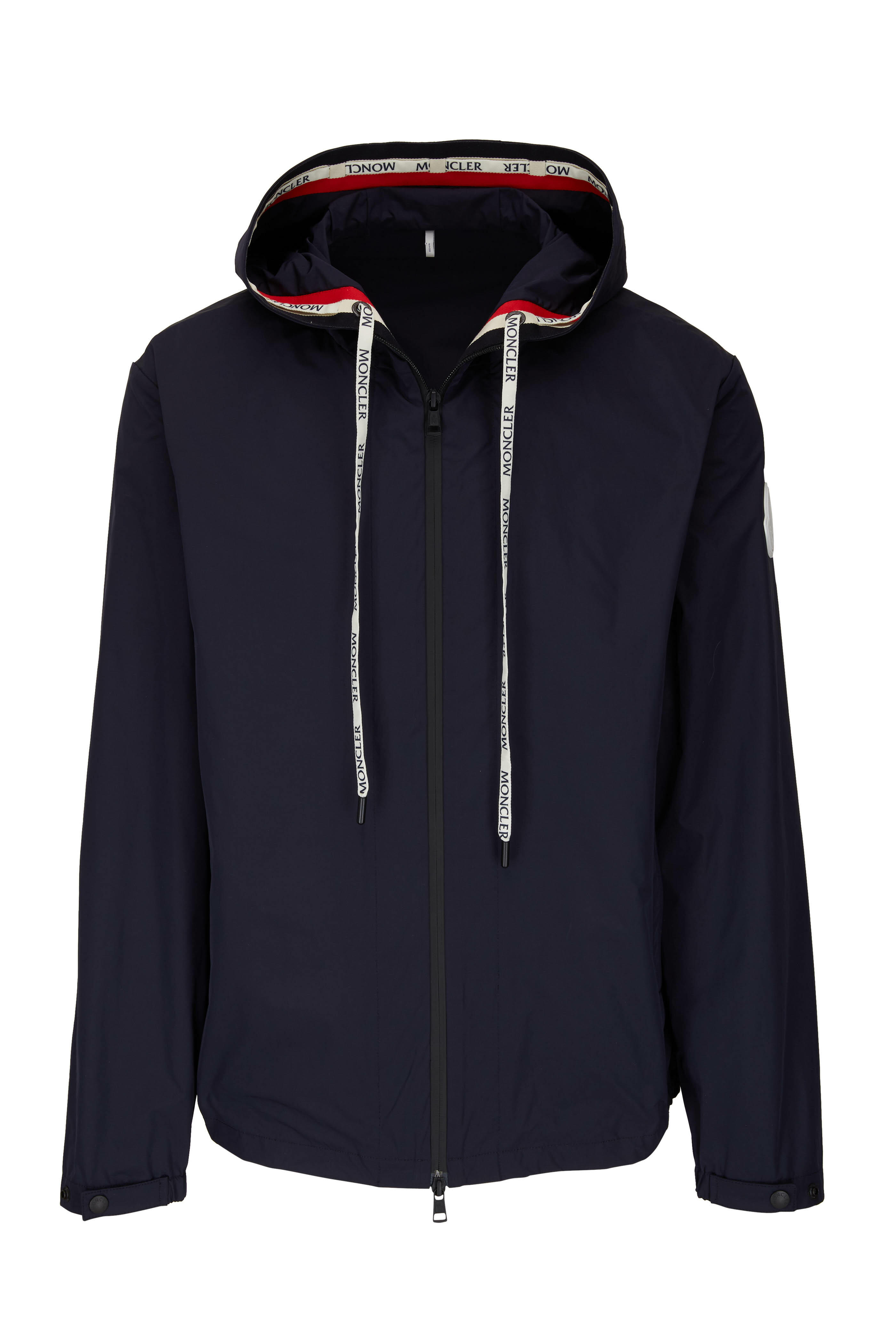 Moncler best sale navy windbreaker