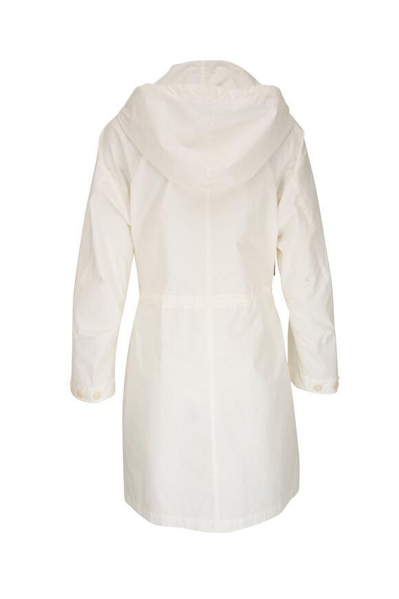 Nili Lotan - Malcom White Cotton Hooded Jacket 