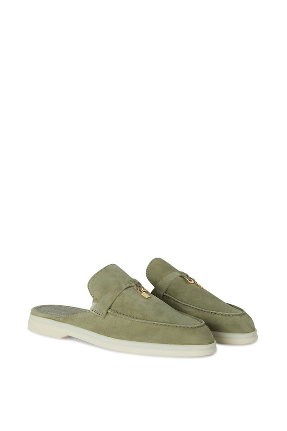 Loro Piana Summer Charms Walk Tea Room Suede Loafer - view 2