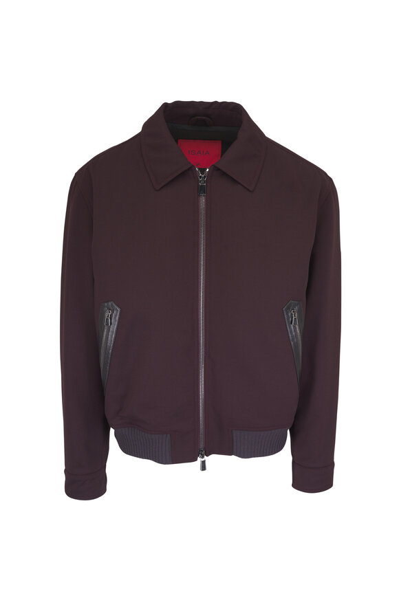 Isaia Dark Brown Wool Jacket - view 1