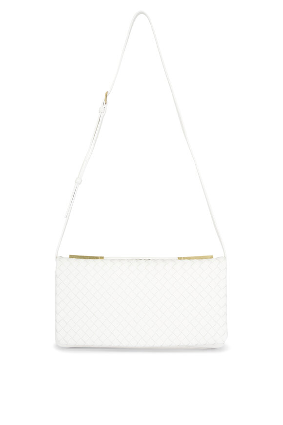 Bottega Veneta The 70 Alabaster Intrecciato Leather Bag - view 1