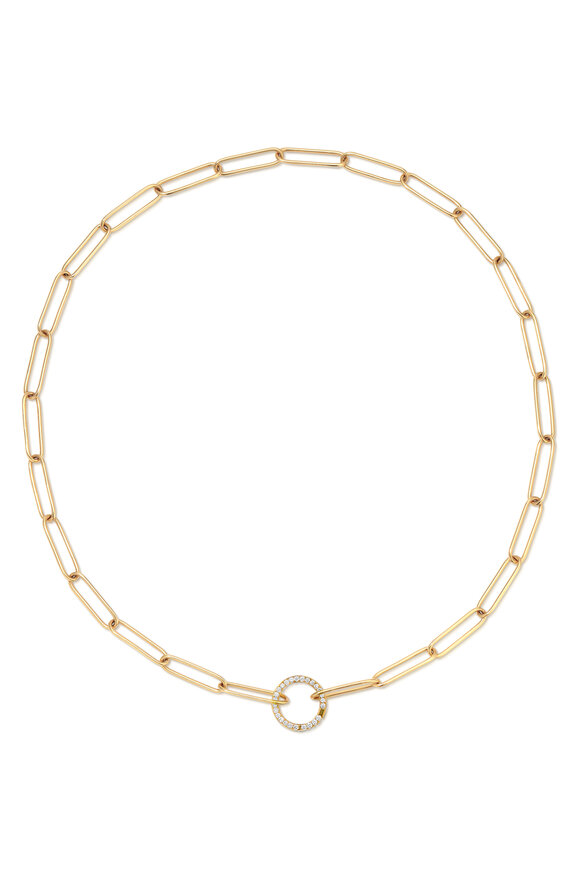 Jenna Blake 18k Yellow Gold Diamond Chain Necklace - view 2