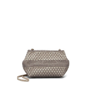 Brunello Cucinelli - Monili-Chain Mesh Shoulder Bag in Dark
