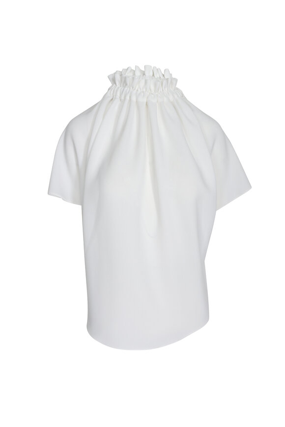 Edeline Lee Ruff White Blouse