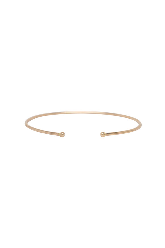 Kai Linz - 14K Rose Gold Rhodium Pave Diamond bangle