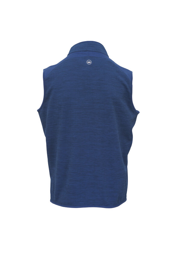 Peter Millar Vista Blue Haze Full Zip Vest - view 4