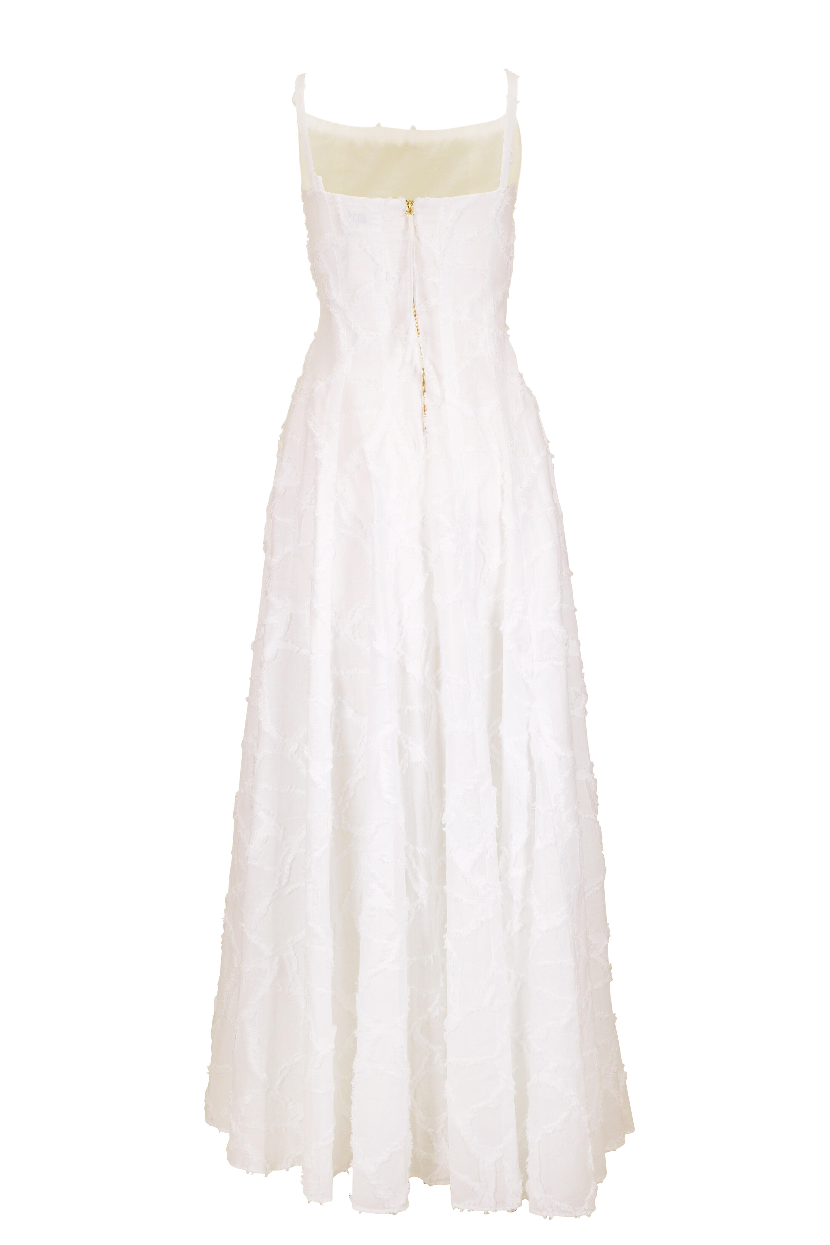 Odeeh - Milk Fil Coupé Cotton Maxi Dress