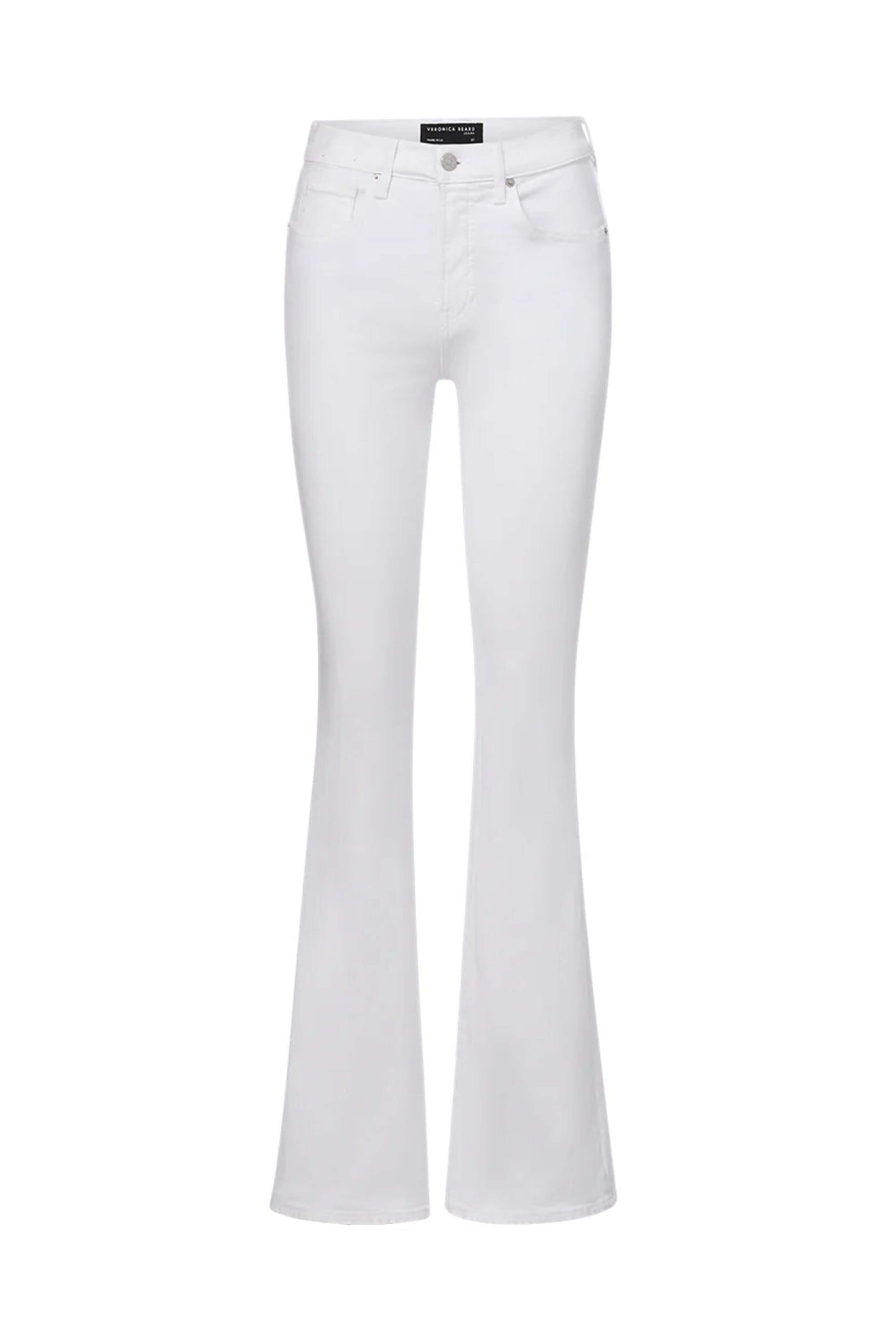 Veronica Beard - Beverly Skinny Flare Jean in White