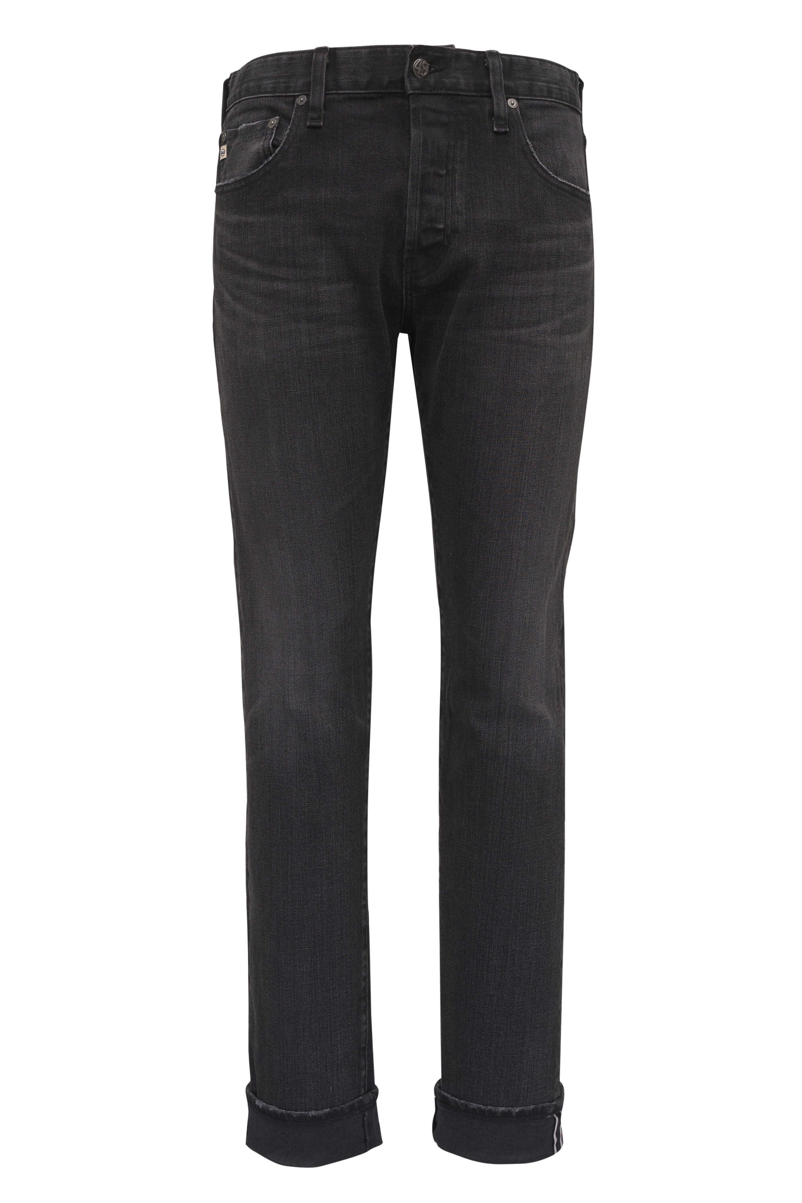 AG - Washed Black Five Year Grandstand Selvedge Denim