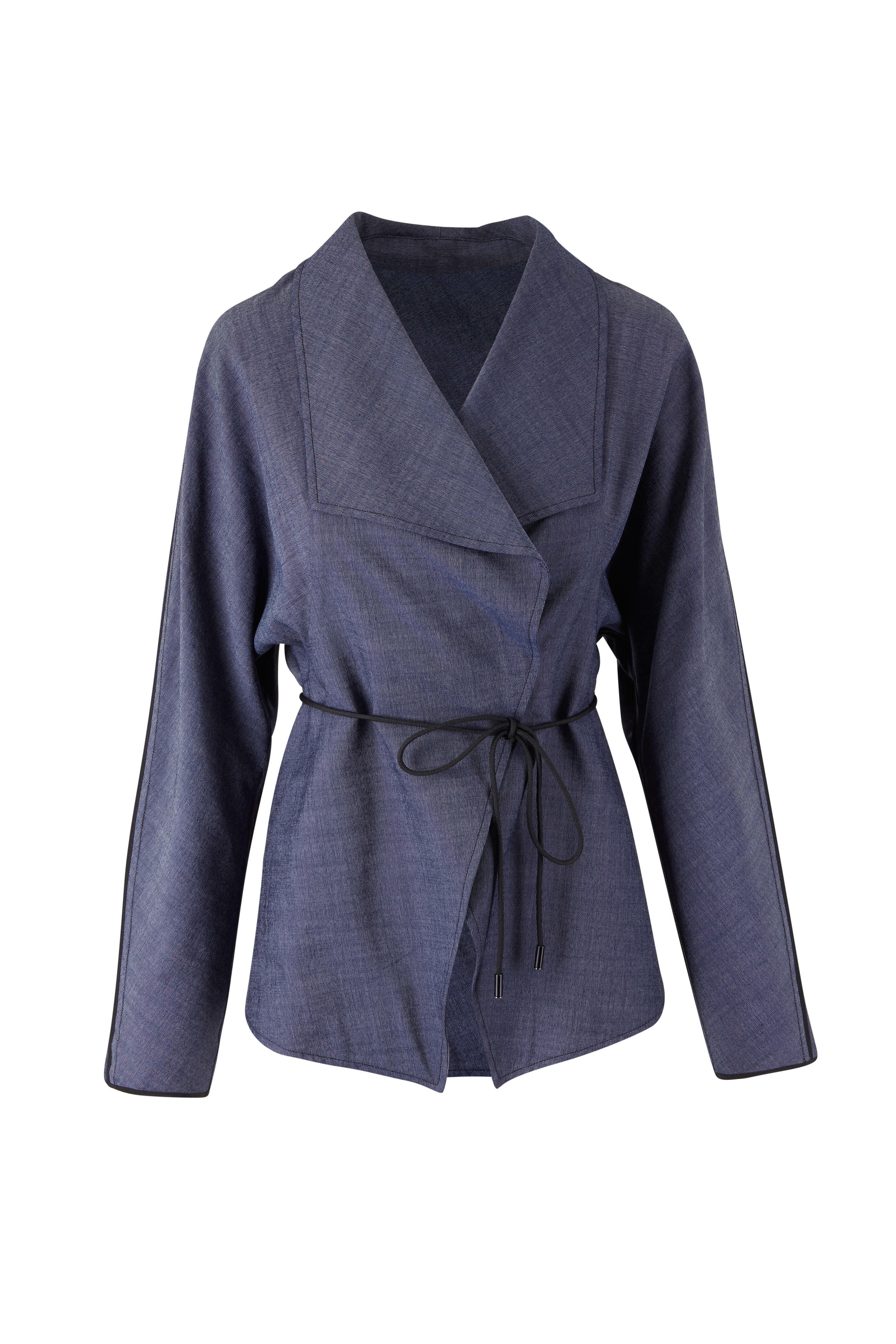 KZ_K Studio - Studio Navy Blue Kimono Jacket