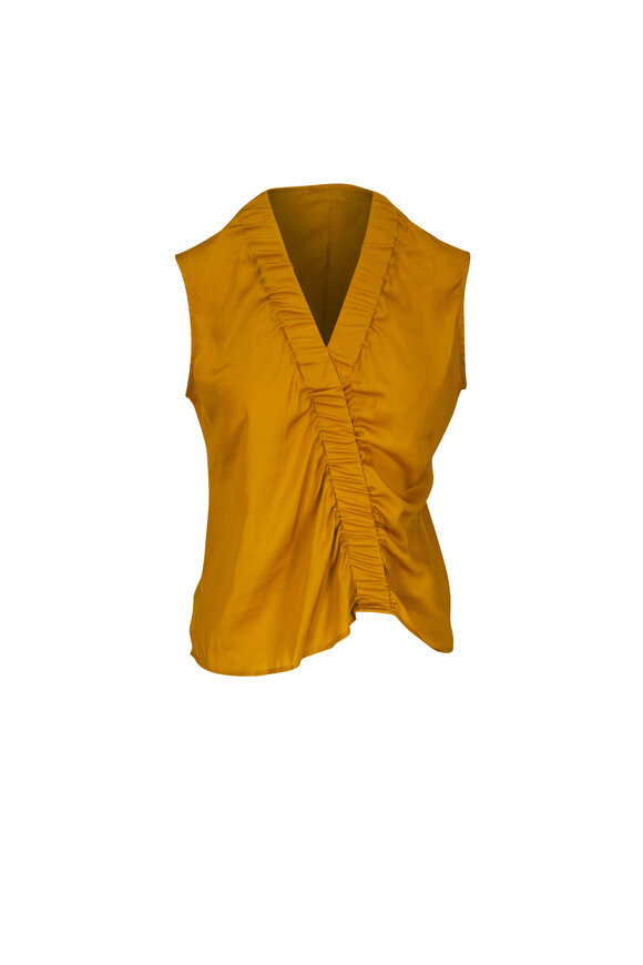 Zero + Maria Cornejo Elise Sunflower Yellow Tank