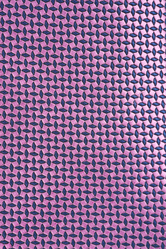Brioni Rose Micro Jacquard Silk Necktie - view 2