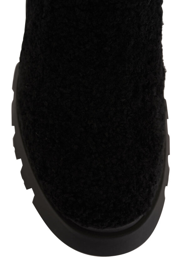 Dorothee Schumacher - Black Furry Chic Loafer, 55mm