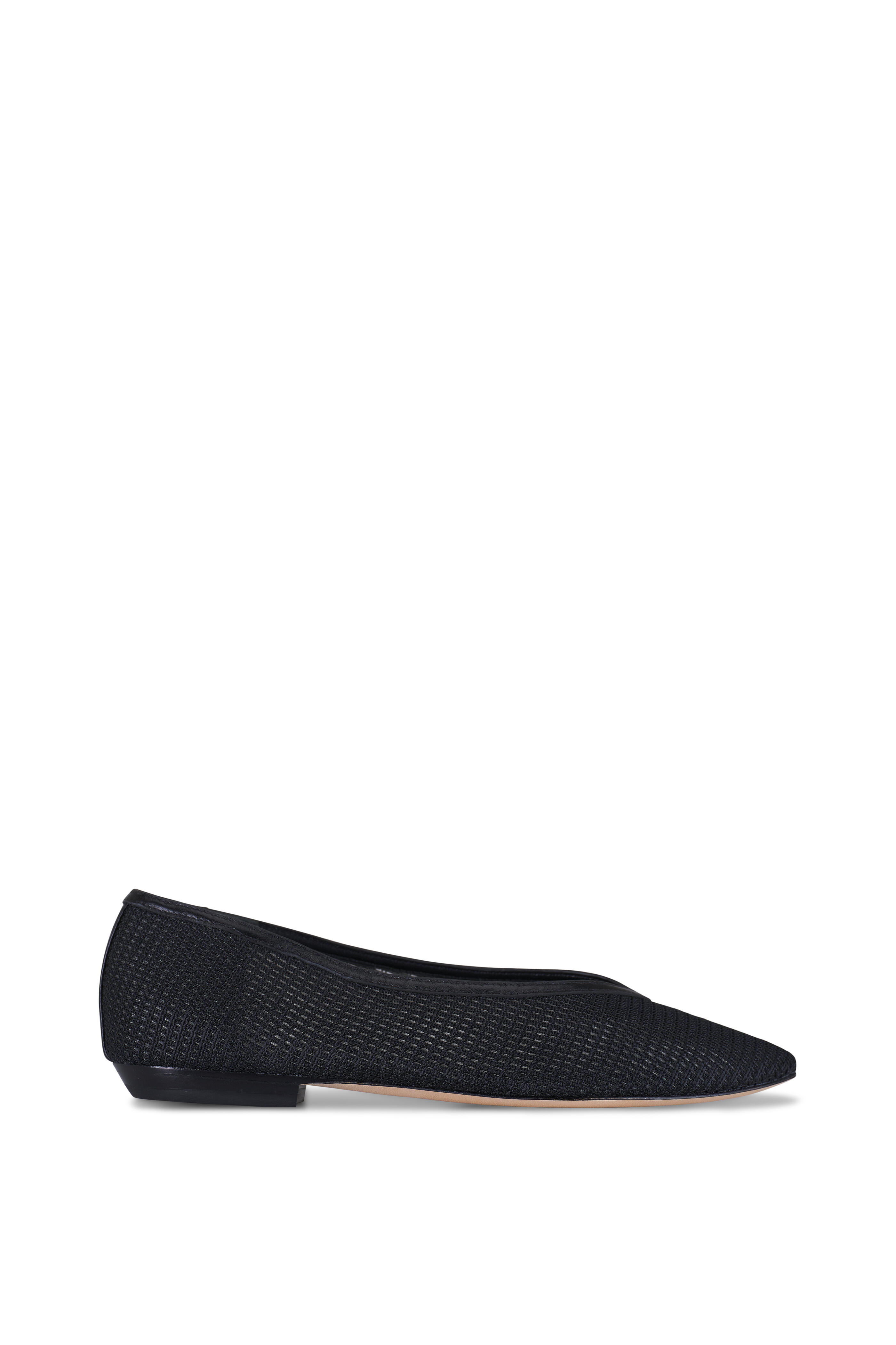 Veronica Beard - Bancroft Black Mesh Flat - view 2