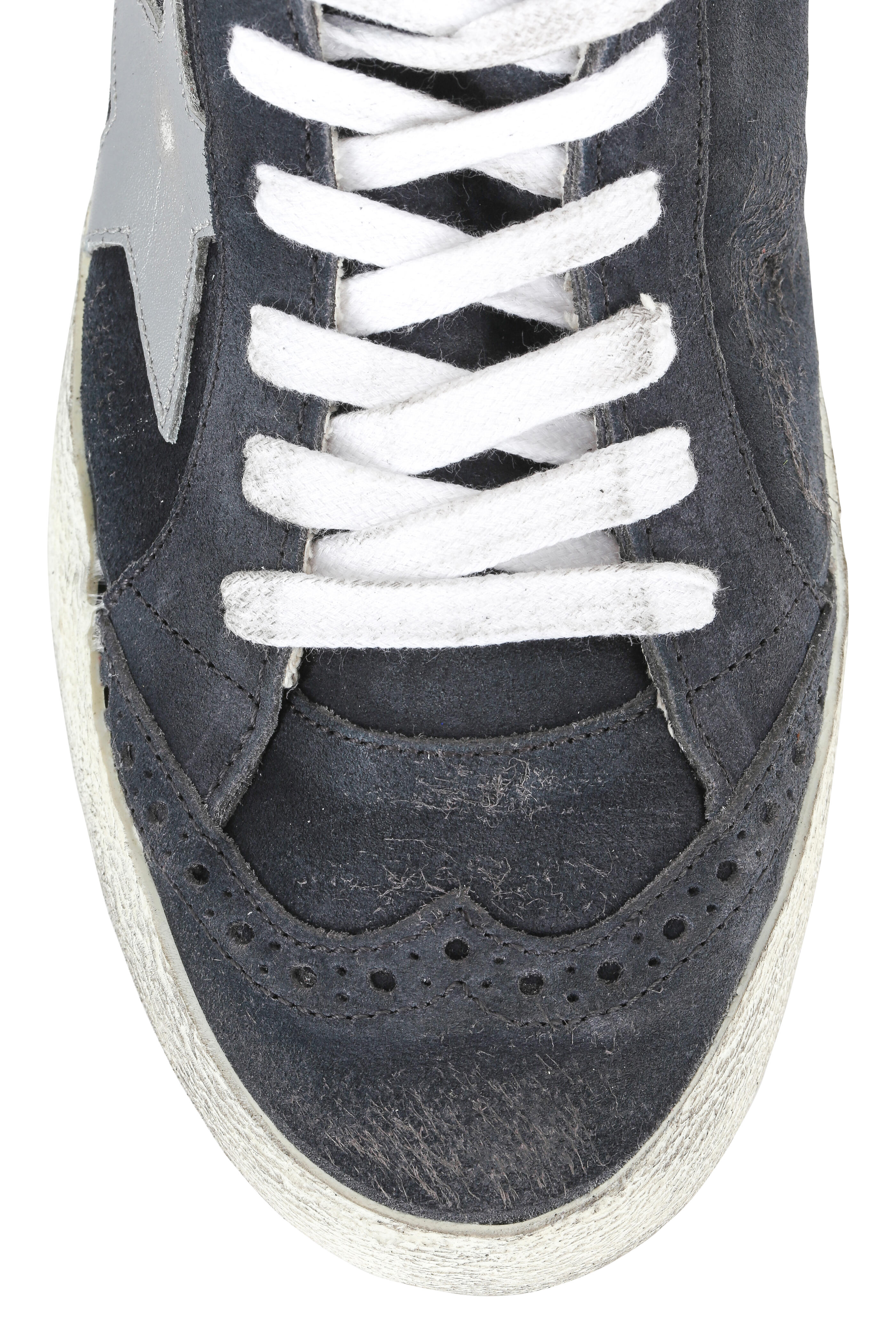 Golden Goose - Women's Mid Star Blackboard Suede Sneaker