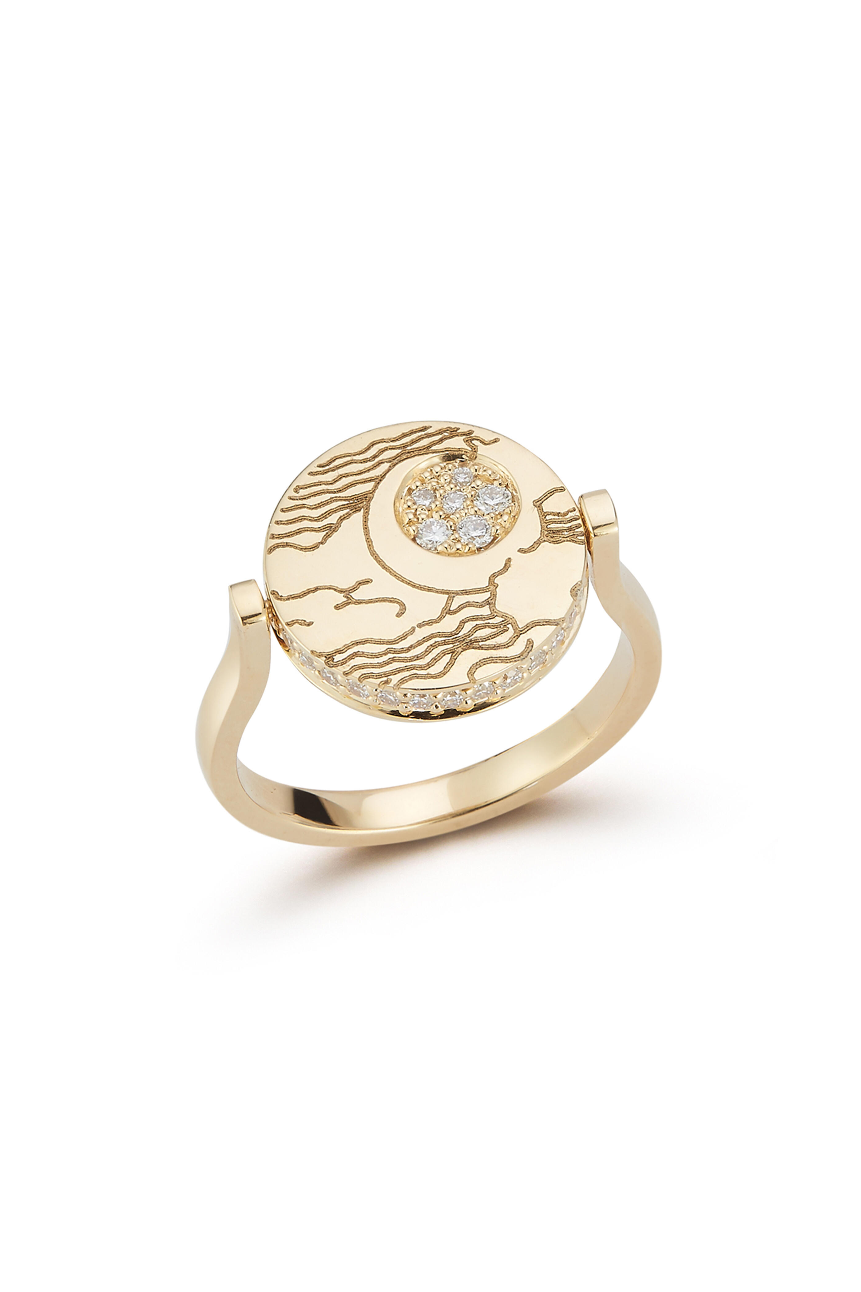 Renna Jewels - Horizon & Nightscape Spin Ring