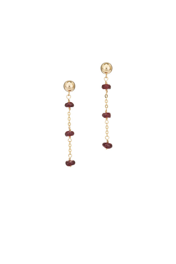 Cristina V. Rondelle Gold Earrings - view 1