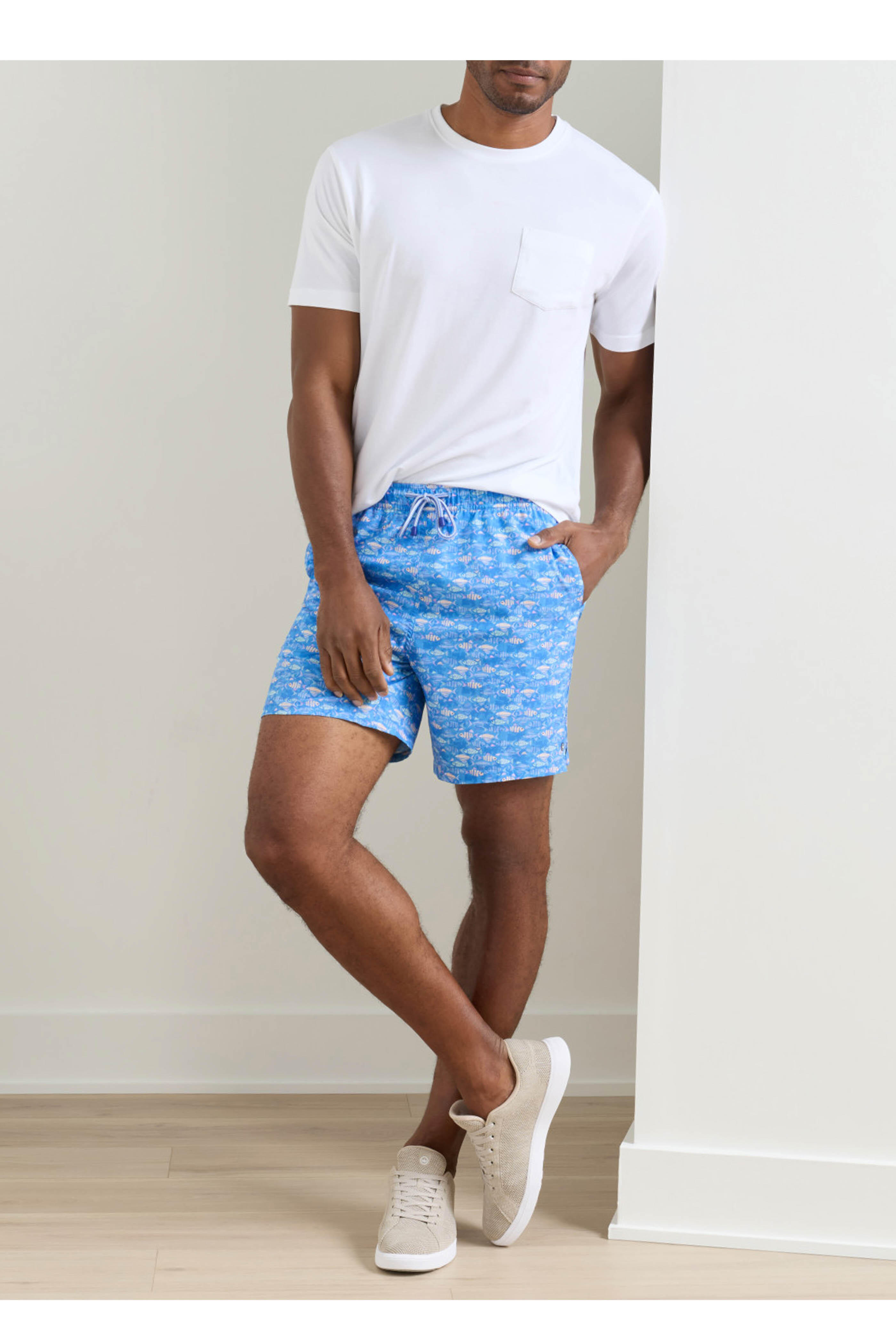 Peter Millar - Sunfish Marina Blue Swim Trunks - view 2