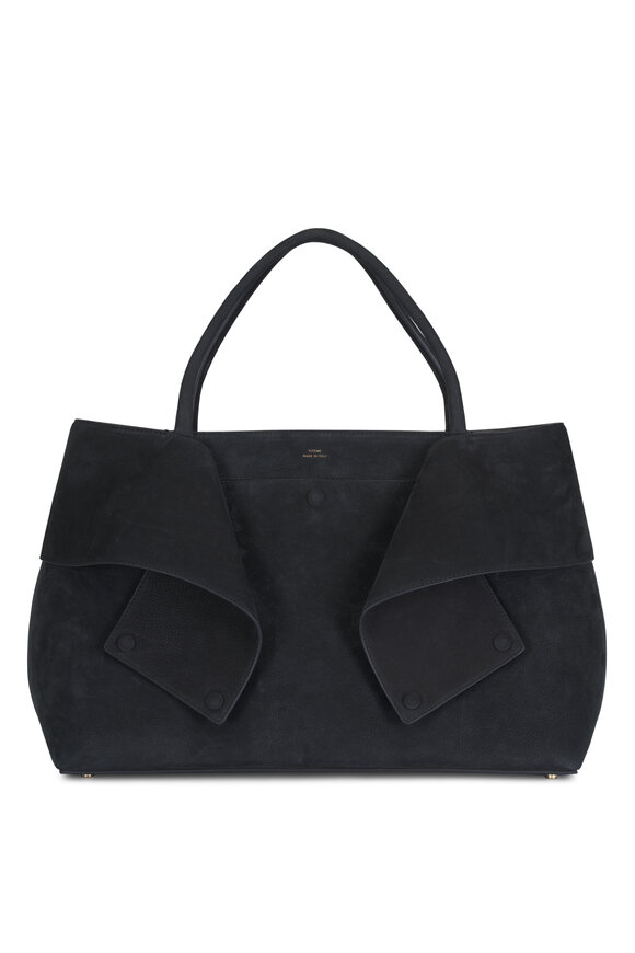 Totême Mercer Black Nubuck Leather Tote - view 1