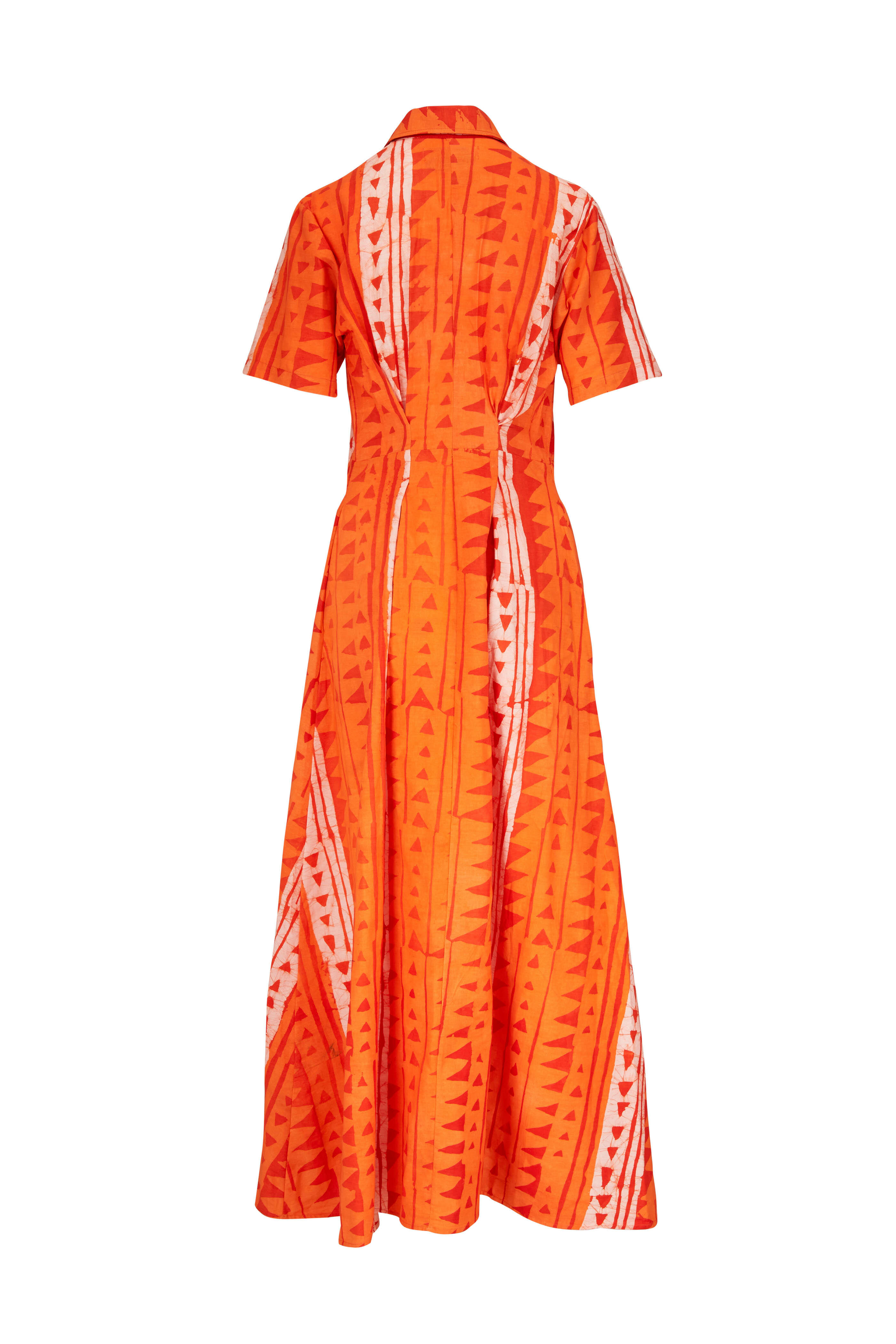 Studio 189 - Masquerade Orange Maxi Shirtdress