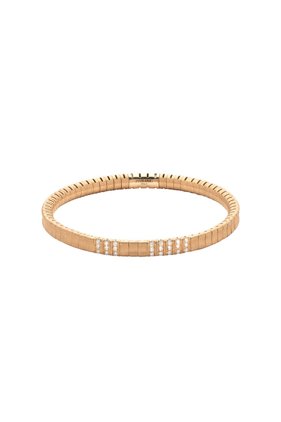 Peruffo 18k Yellow Gold Blocks Midi Band Bracelet - view 1