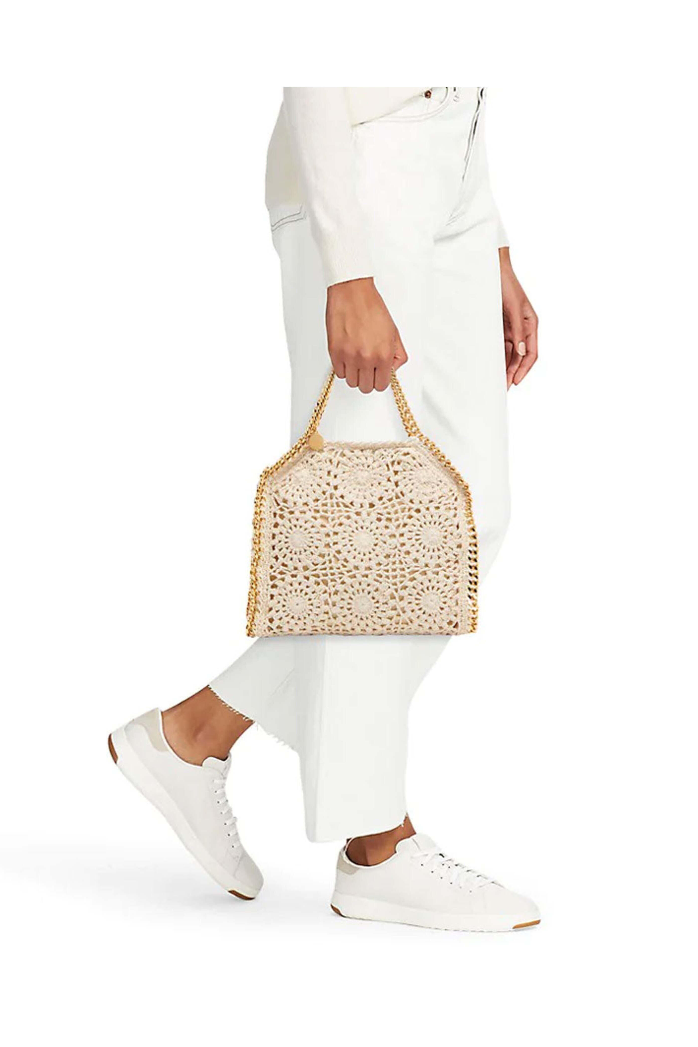 Stella McCartney - Mini Falabella Cotton Crochet Tote