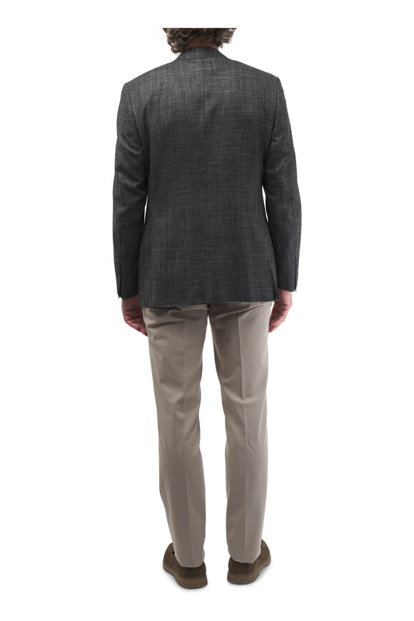 Canali - Dark Gray Wool, Silk & Cashmere Sportcoat