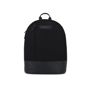 Want Les Essentiels - Kastrup Black Cotton Canvas Backpack display picture 3