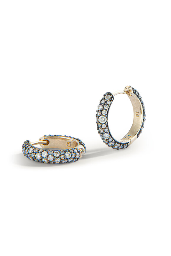 Lucy Delius Diamond Hinge Hoops