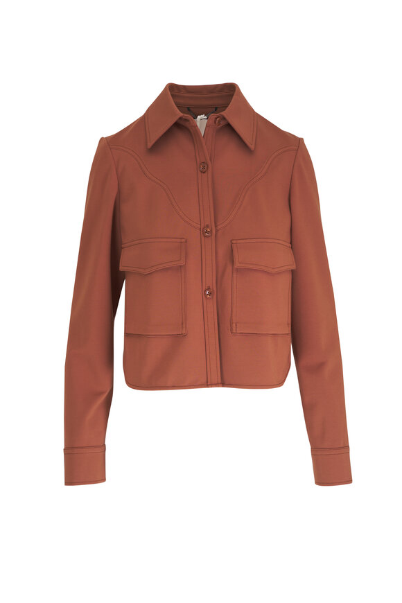 Dorothee Schumacher Emotional Essence Brown Jacket 