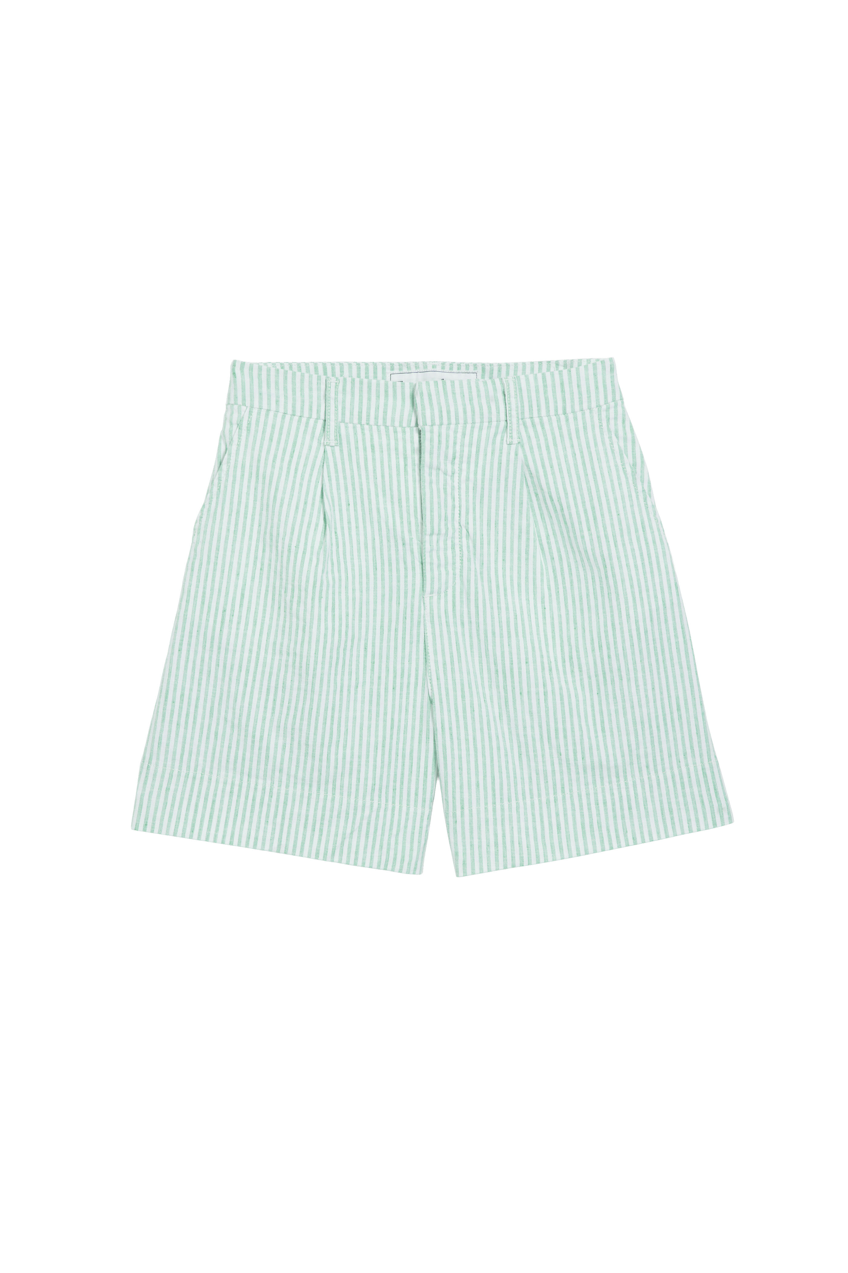 Frank & Eileen - Waterford Lime Stripe Walking Short - view 1