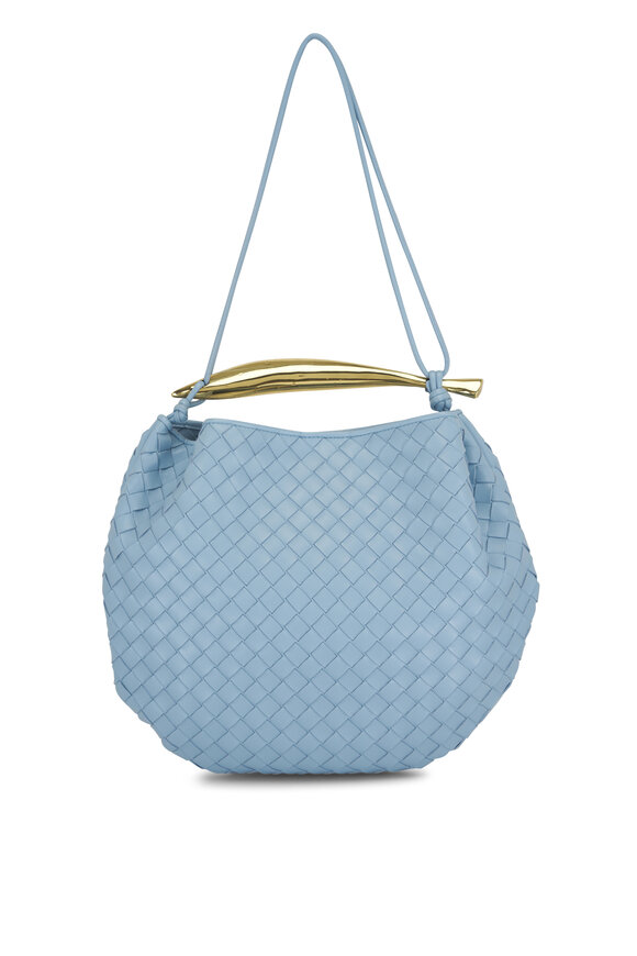 Bottega Veneta - Medium Sardine Ice Intrecciato Leather Bag