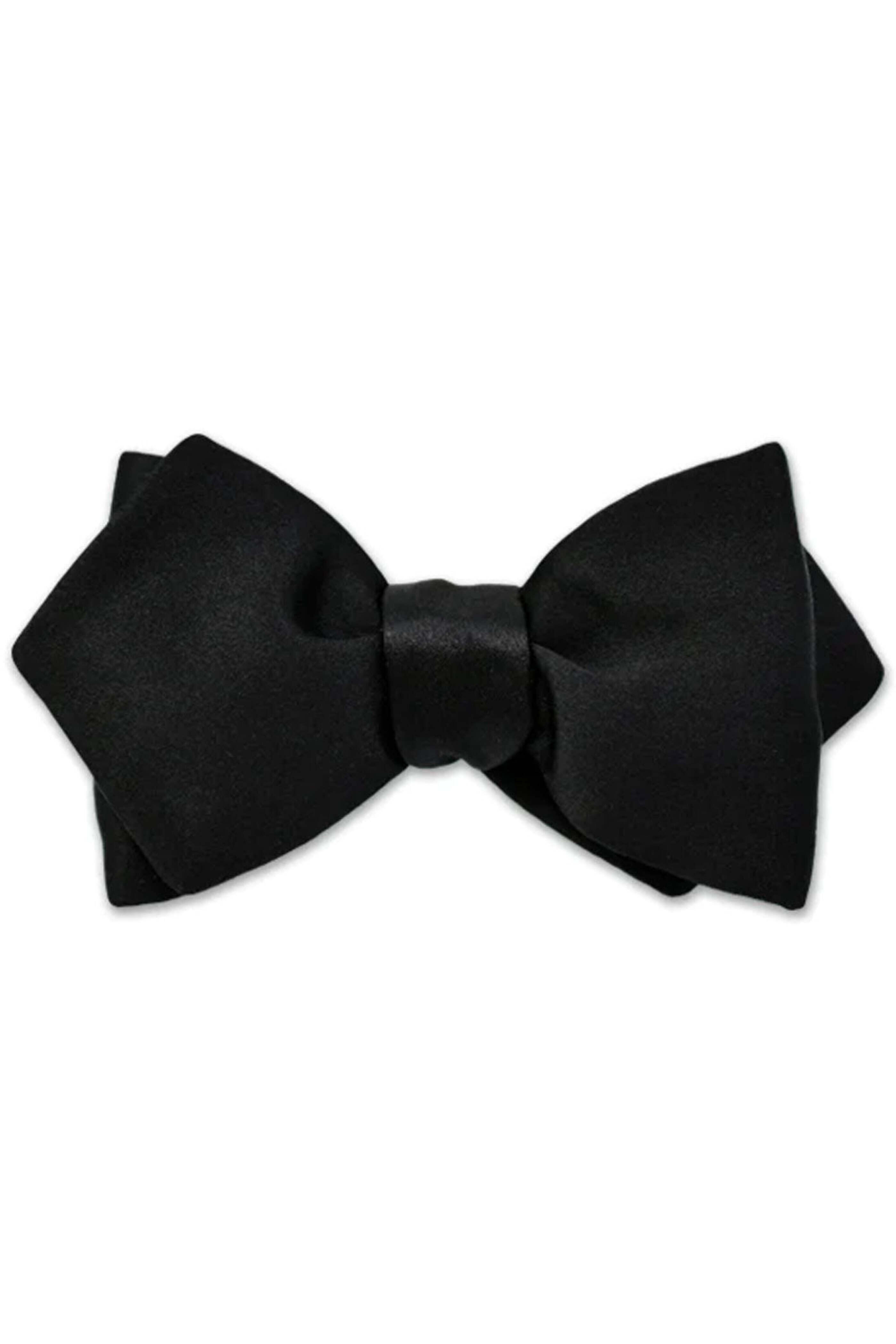 Shawn Christopher - Black Diamond Satin Bow Tie
