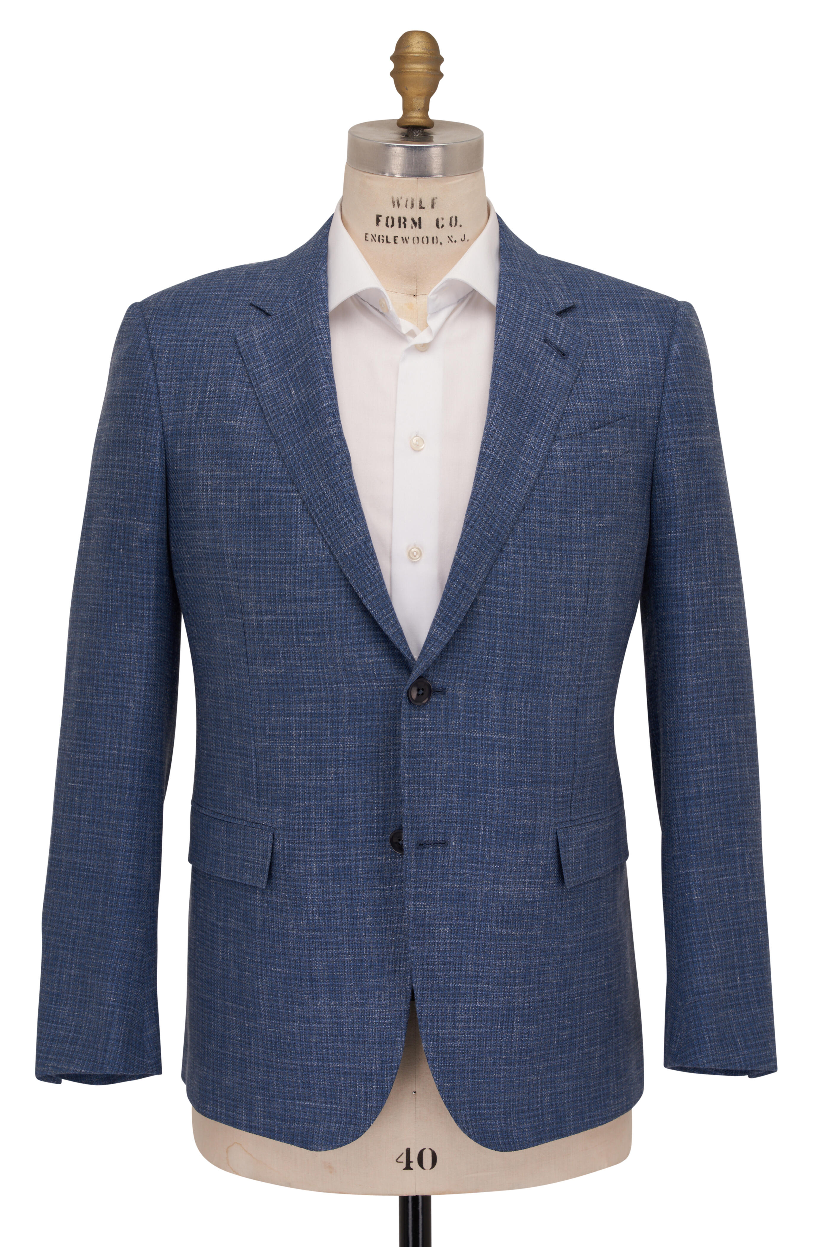 たくや　paul smith  Zegna  3Pセットアップ　 シルク ソリッド ウールストレッチ ジャケット 'A Suit To Travel In