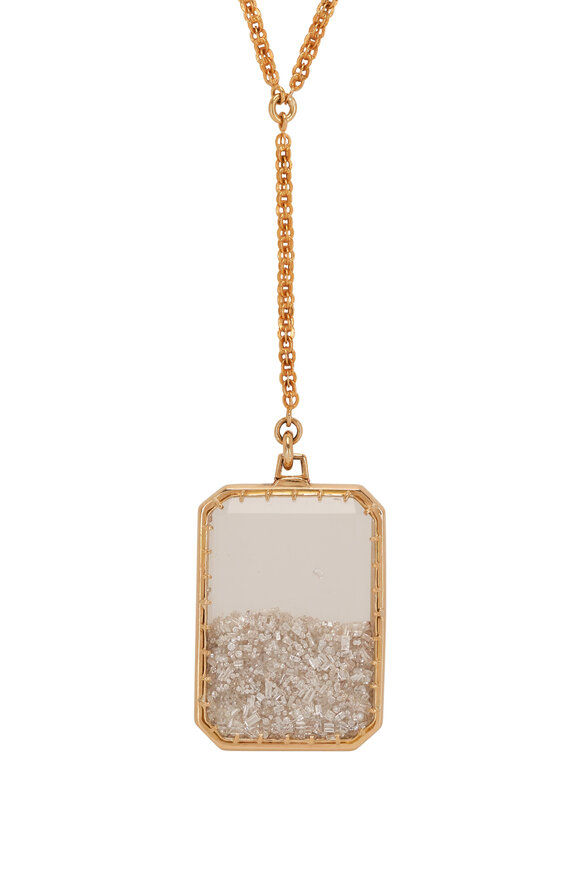 Renee Lewis - Antique 24K Cartier 9.5CT Diamond Shake© Y Chain 