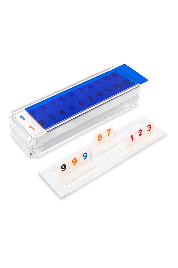 Luxe Dominoes El Rumi Blue Rummy Title Game