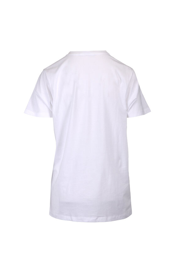Edeline Lee Ivory & Rose Bow Crewneck T-Shirt - view 2