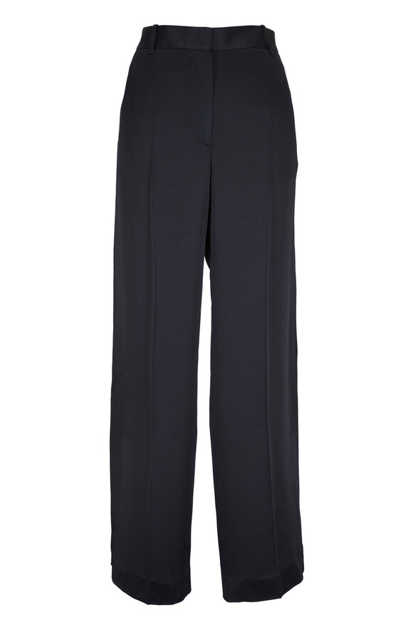 Totême Black Cuff Slit Pant