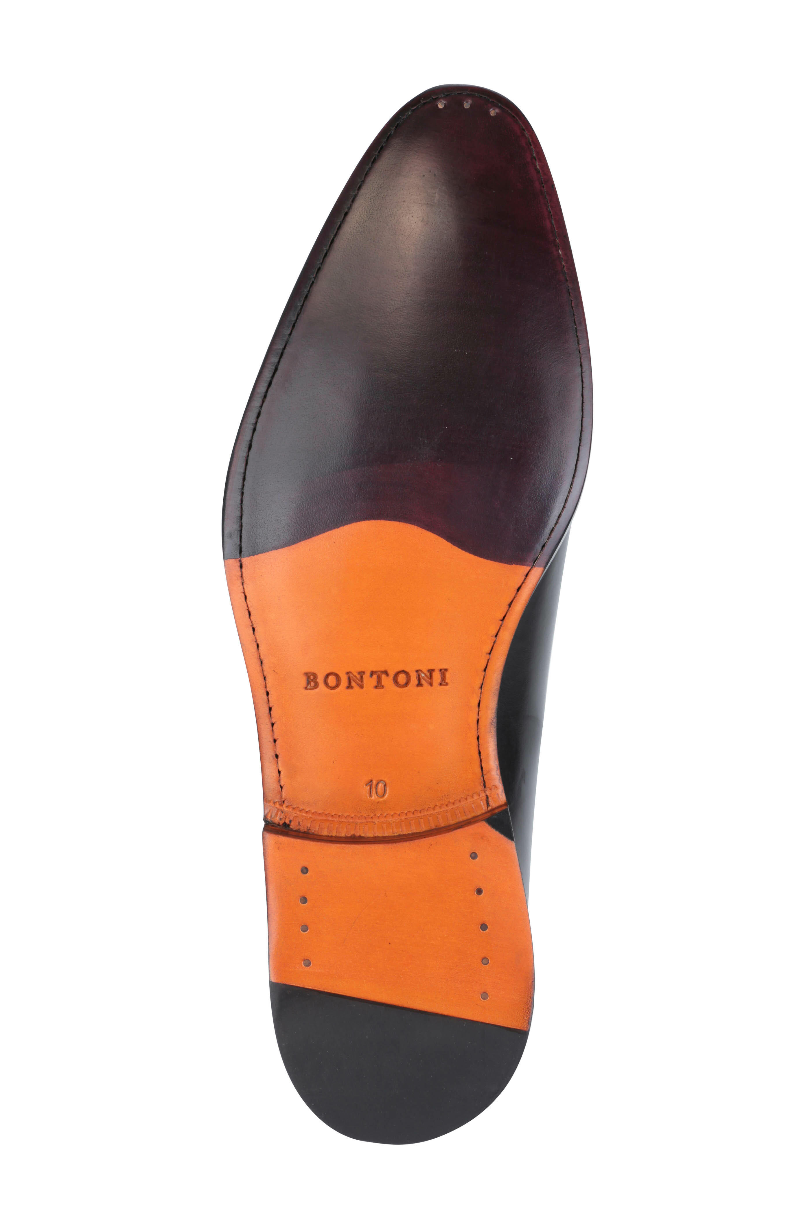 Bontoni - Vittorio Black Leather Dress Shoe