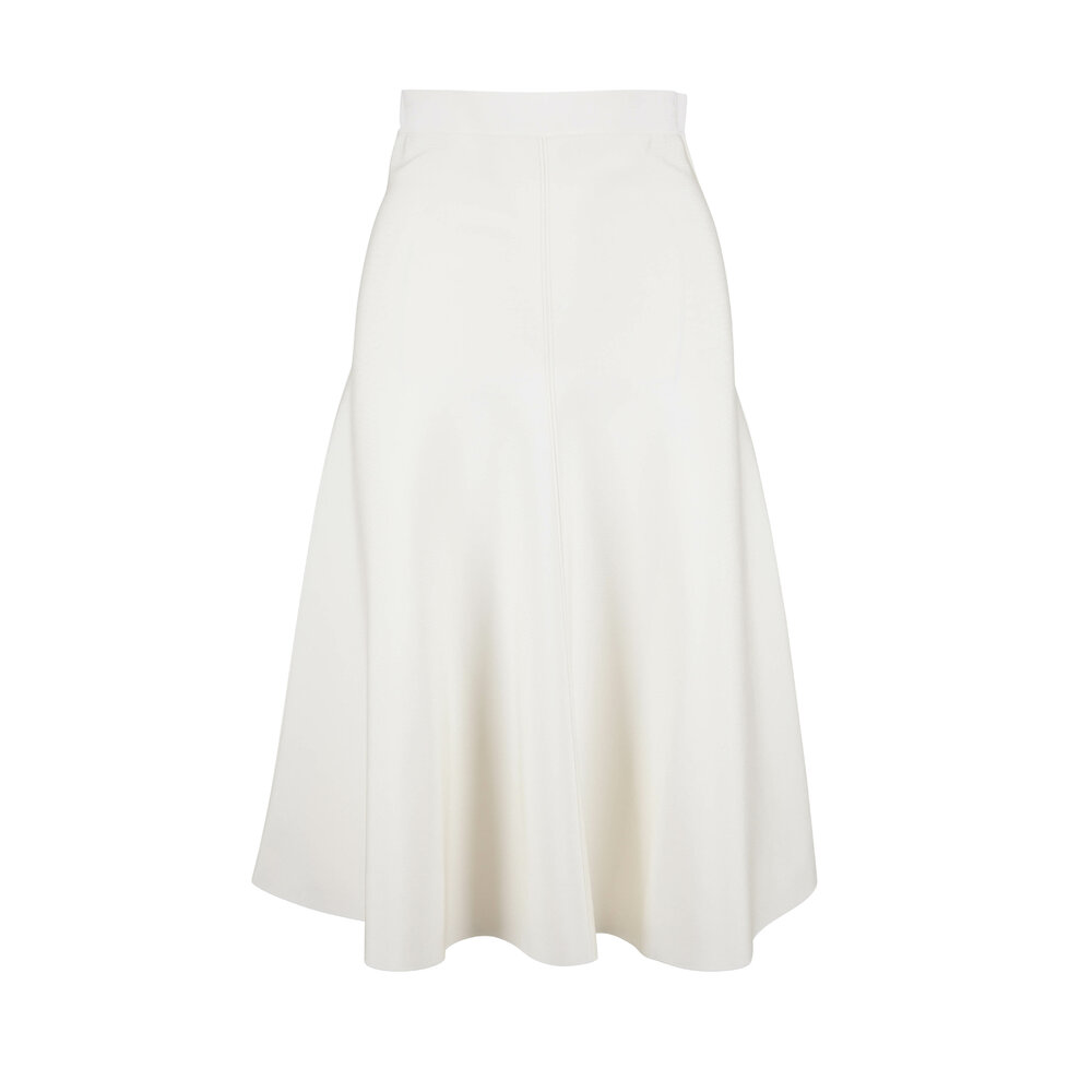 Giorgio Armani - White Knit Skirt | Mitchell Stores