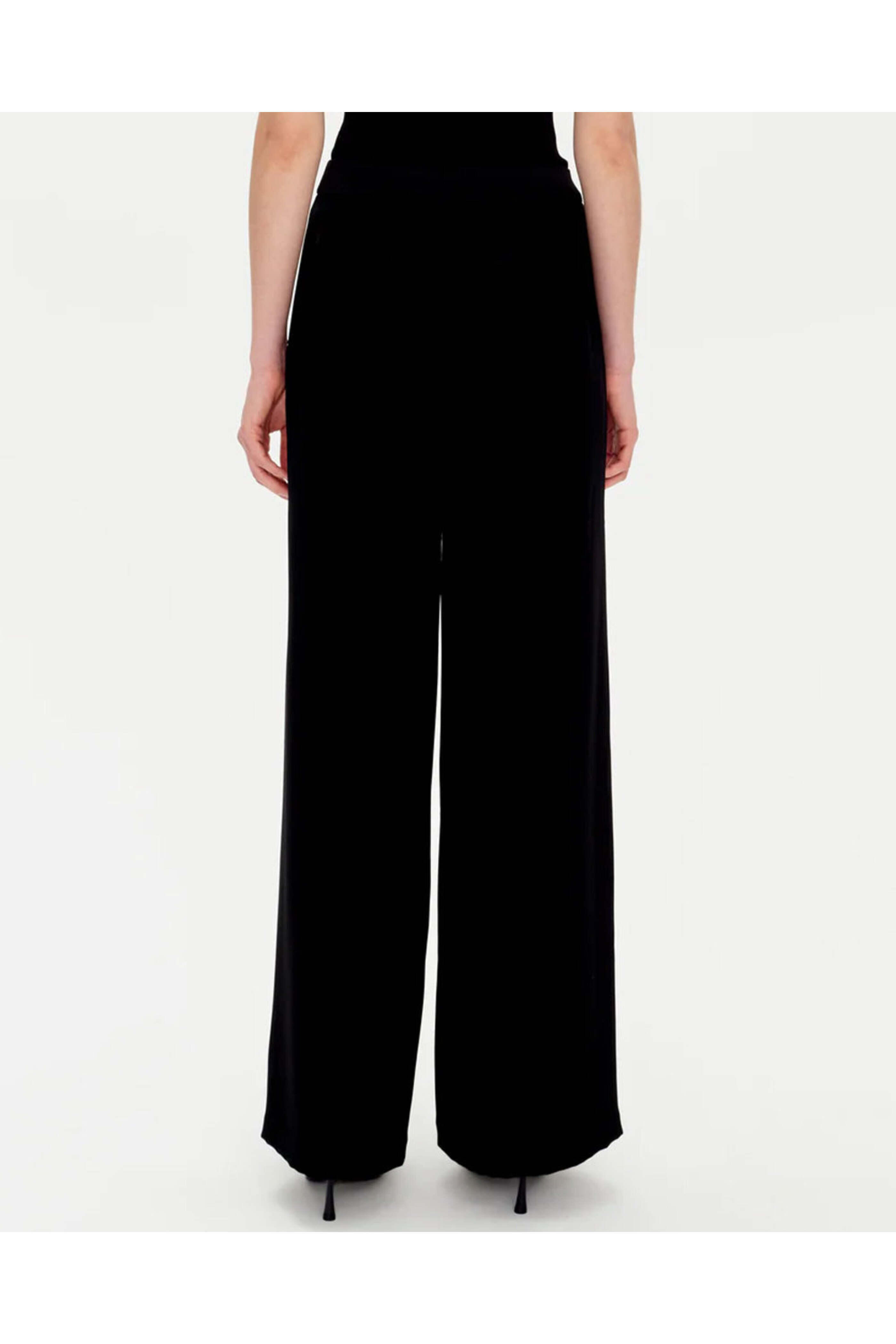 Simkhai - Black Palladia Wide Leg Tuxedo Pant